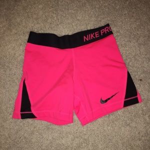 Pink Nike pros